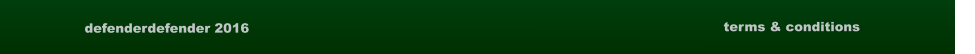 defenderdefender 2016 terms & conditions